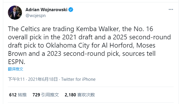  国王交易福克斯至尼克斯，换取巴雷特+首轮签  