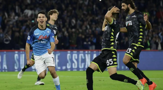  那不勒斯火力全开五球横扫克雷莫内塞